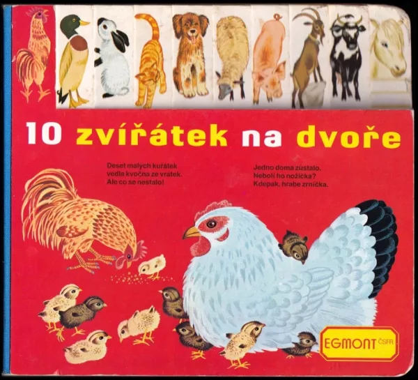 10 zvířátek na dvoře