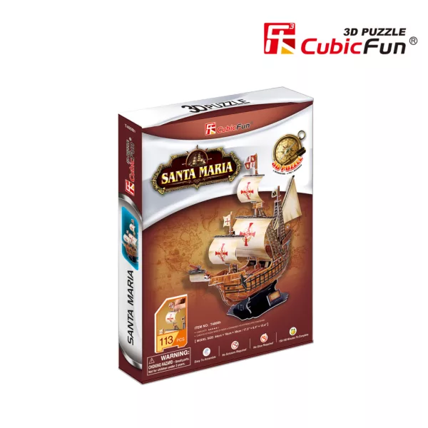 3D Puzzle Santa Maria 113 dílků