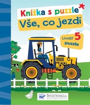 Knížka s puzzle - Vše, co jezdí