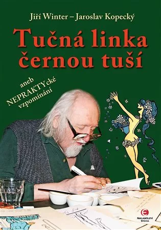 Tučná linka černou tuší