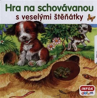 Hra na schovávanou s veselými štěňátky