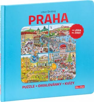 Praha – Puzzle, omalovánky, kvízy