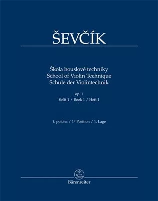 Škola houslové techniky op. 1, sešit 1, 1. poloha