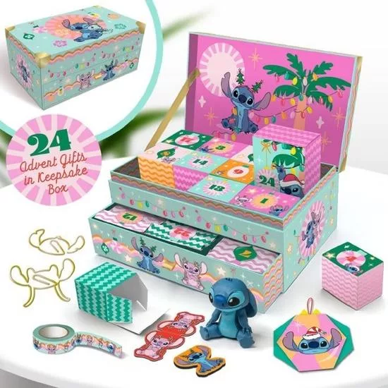 Adventní kalendář Stitch Keepsake Box 2025