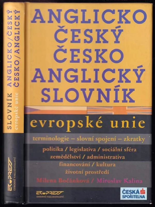 Anglicko-český, česko-anglický slovník Evropské unie