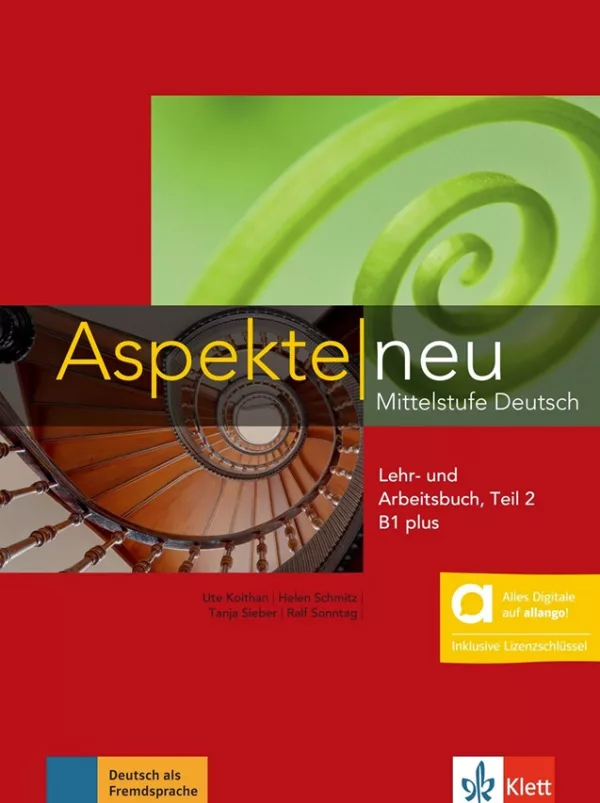 Aspekte neu B1+ - Hybride Ausgabe - Kurs./Übungsbuch Teil 2+ MP3 allango.net + Lizenz (24 Monate)