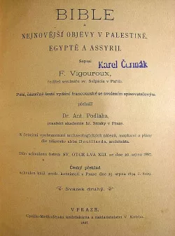 Bible a nejnovější objevy v Palestině, Egyptě a Assyrii. Svazek druhý