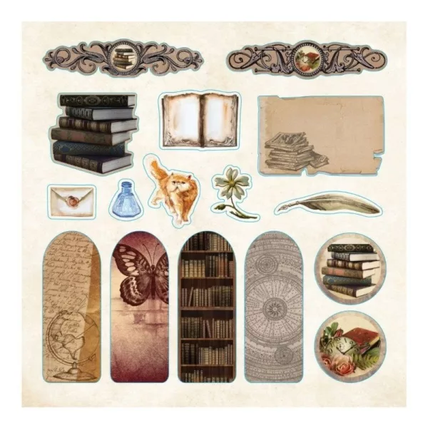 Bibliophilia Ephemera Sticker Book (Over 780 Stickers)