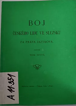 Boj českého lidu ve Slezsku za práva jazyková