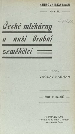 České mlékárny a naši drobní zemědělci