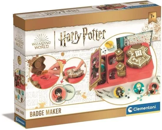 CLEMENTONI Harry Potter: Strojek na výrobu odznaků