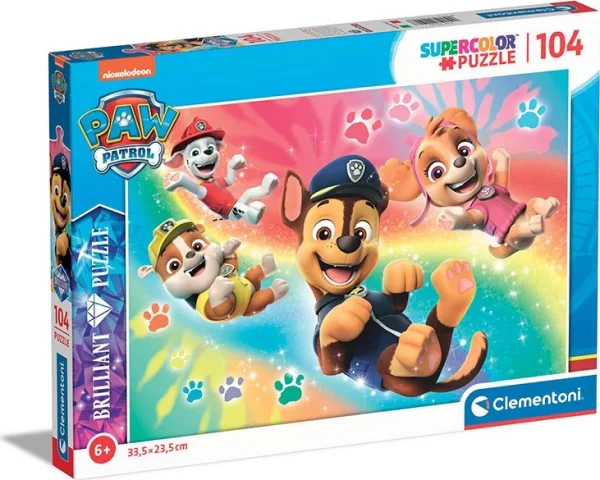Clementoni Puzzle Tlapková patrola - Briliant 104 dílků