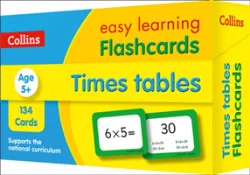 Collins Easy Learning - Flashcards - Times Tables Ages 5+