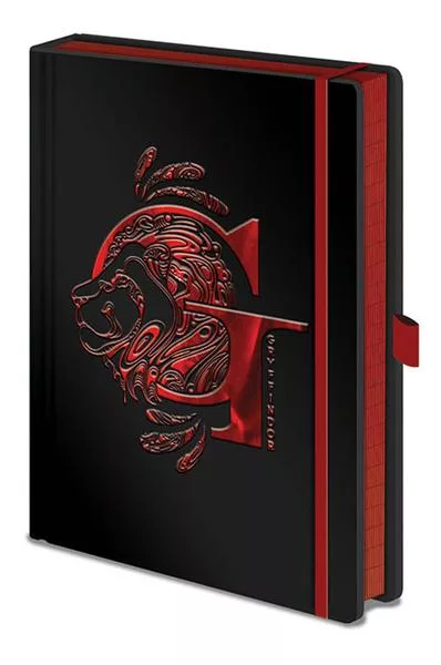 CurePink Poznámkový A5 blok Harry Potter: Griffindor Foil 14,8 x 21 cm SR72693