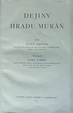 Dejiny hradu Muráň