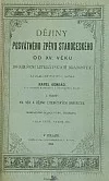 Dějiny posvátného zpěvu staročeského od XV. věku do zrušení literátských bratrstev