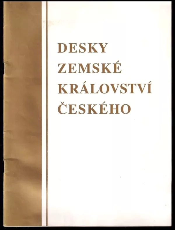 Desky zemské království českého