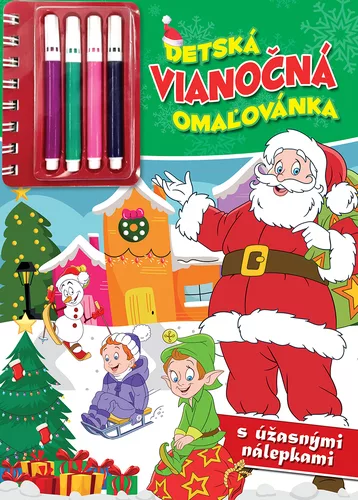 Detská vianočná omaľovánka (slovensky)