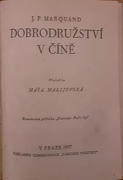 Dobrodružství v Číně