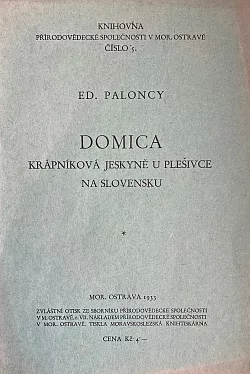 Domica, krápníková jeskyně u Plešivce na Slovensku