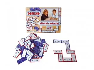 Domino sčítání a odčítání do 10