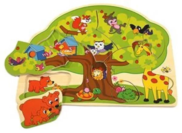 Dřevěné puzzle