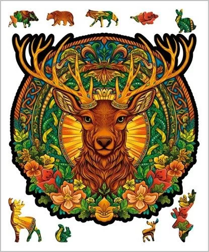 Dřevěné puzzle