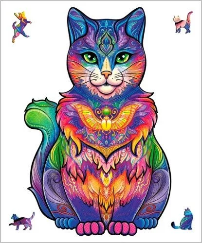 Dřevěné puzzle