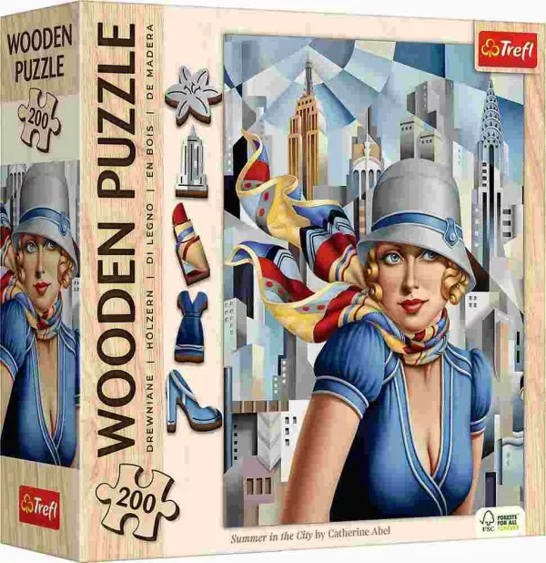 Dřevěné puzzle Art: Catherine Abel