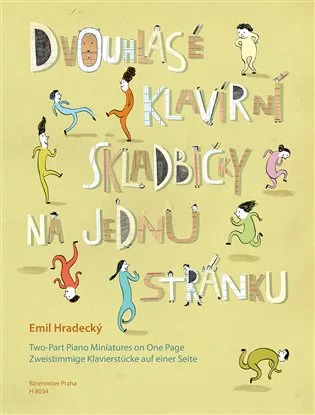 Dvouhlasé klavírní skladbičky na jednu stránku