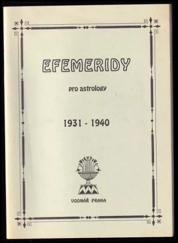 Efemeridy pro astrology 1931-1940