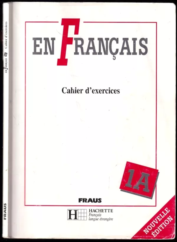 En français 1A, cahier d'exercices