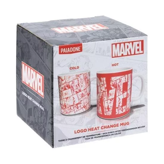 Epee Merch Marvel logo Měnící se hrnek 315 ml