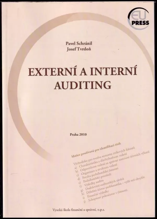 Externí a interní auditing