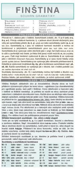 FINŠTINA souhrn gramatiky