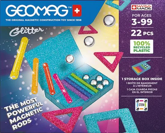 GEOMAG Glitter 22 dílků