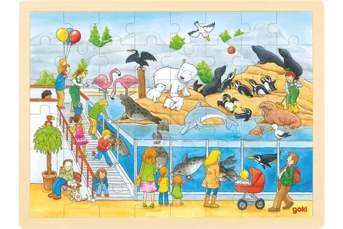 Goki Puzzle Návštěva ZOO 48 dílků