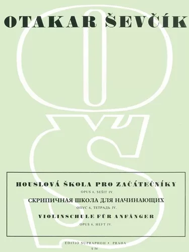 Houslová škola pro začátečníky Opus 6, sešit IV.