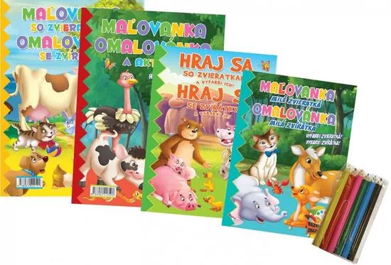 Hraj si se zvířatky a vybarvi je!