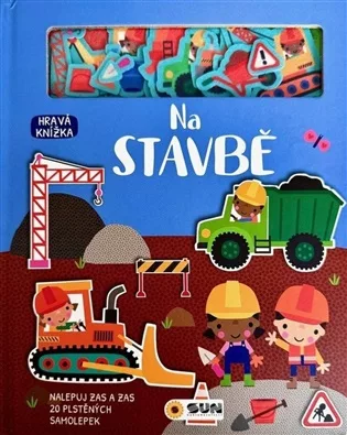 Hravá knížka - NA STAVBĚ - plstěné hrátky - čti a stav