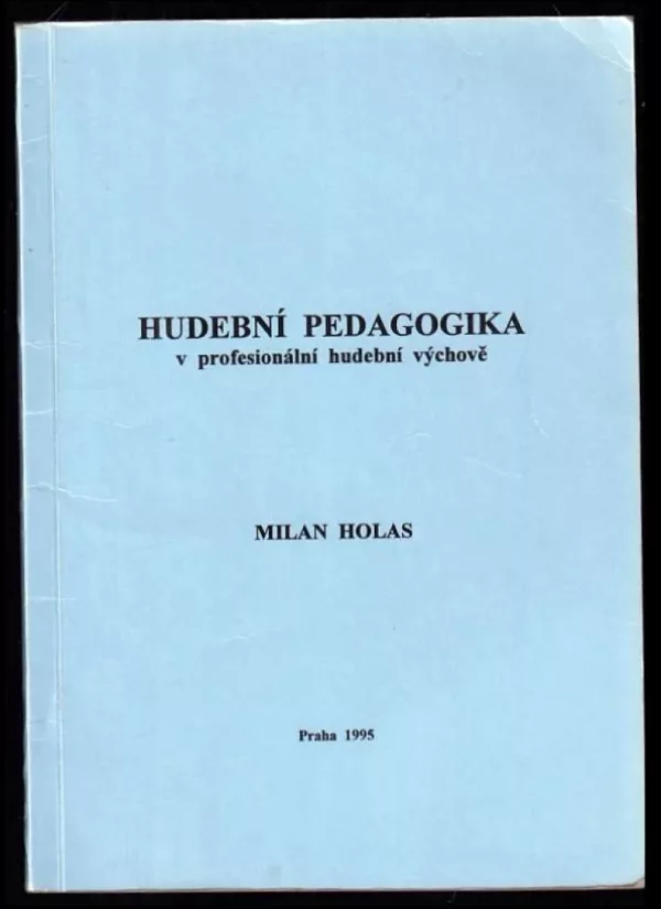 Hudební pedagogika v profesionální hudební výchově