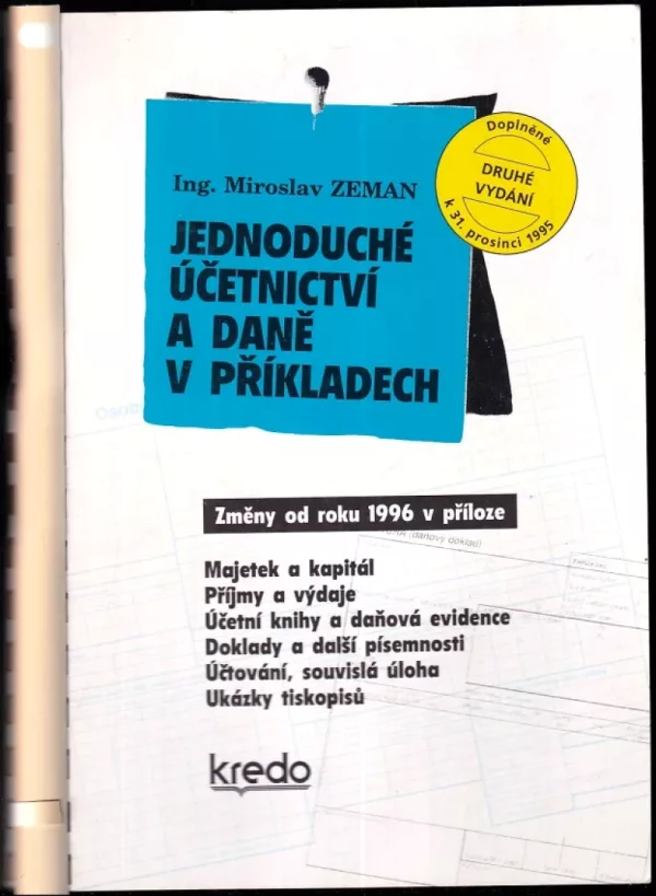Jednoduché účetnictví a daně v příkladech