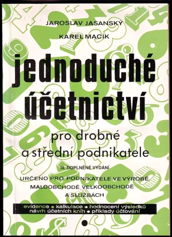 Jednoduché účetnictví pro drobné a střední podnikatele