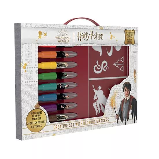 Jiri Models 3587-7 kreativní sada s foukacími fixy Harry Potter 17 ks