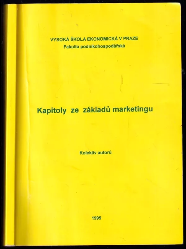 Kapitoly ze základů marketingu