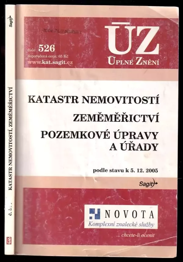 Katastr nemovitostí, zeměměřictví, pozemkové úpravy a úřady