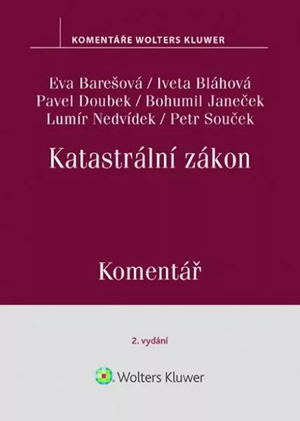 Katastrální zákon. Komentář.