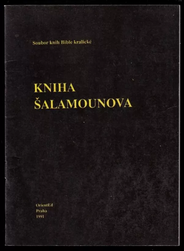 Kniha Šalamounova