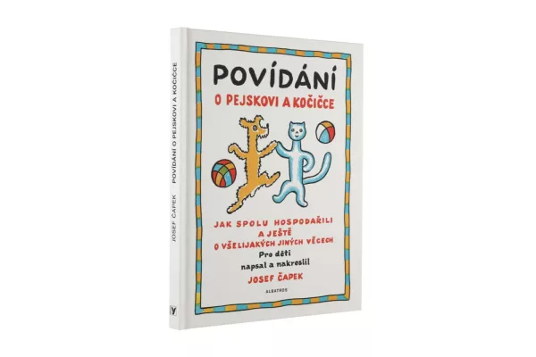 Knížka Povídání o pejskovi a kočičce CZ text 20x26cm ve fólii
