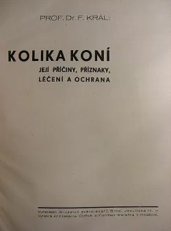 Kolika koní - její příčina, příznaky, léčení a ochrana